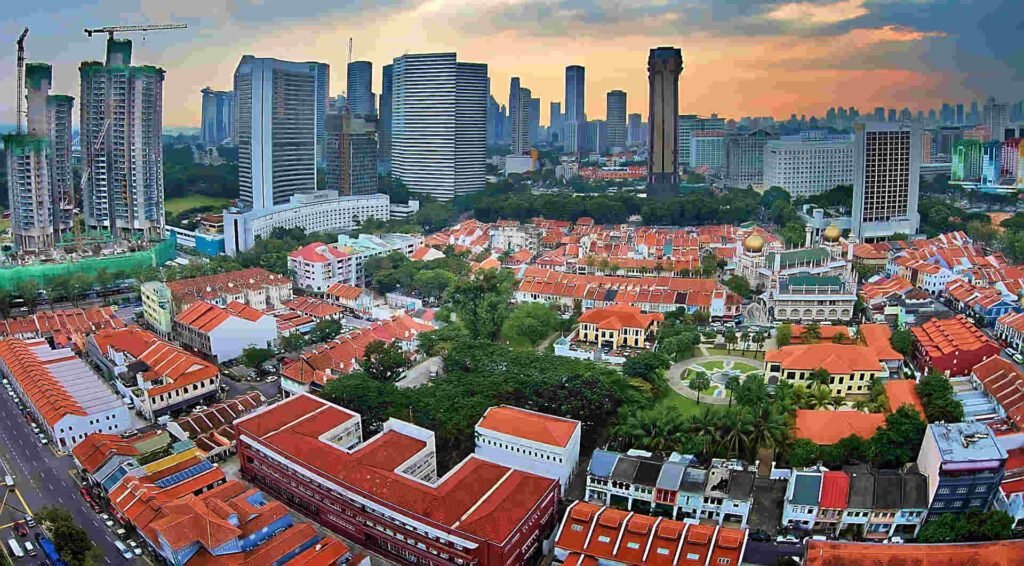 Aerial_view_of_Kampong_Glam,_Singapore kampong glam park