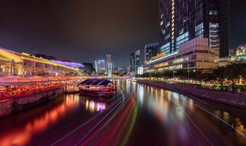 Clarke Quay Singapore clarke quay in singapore at night