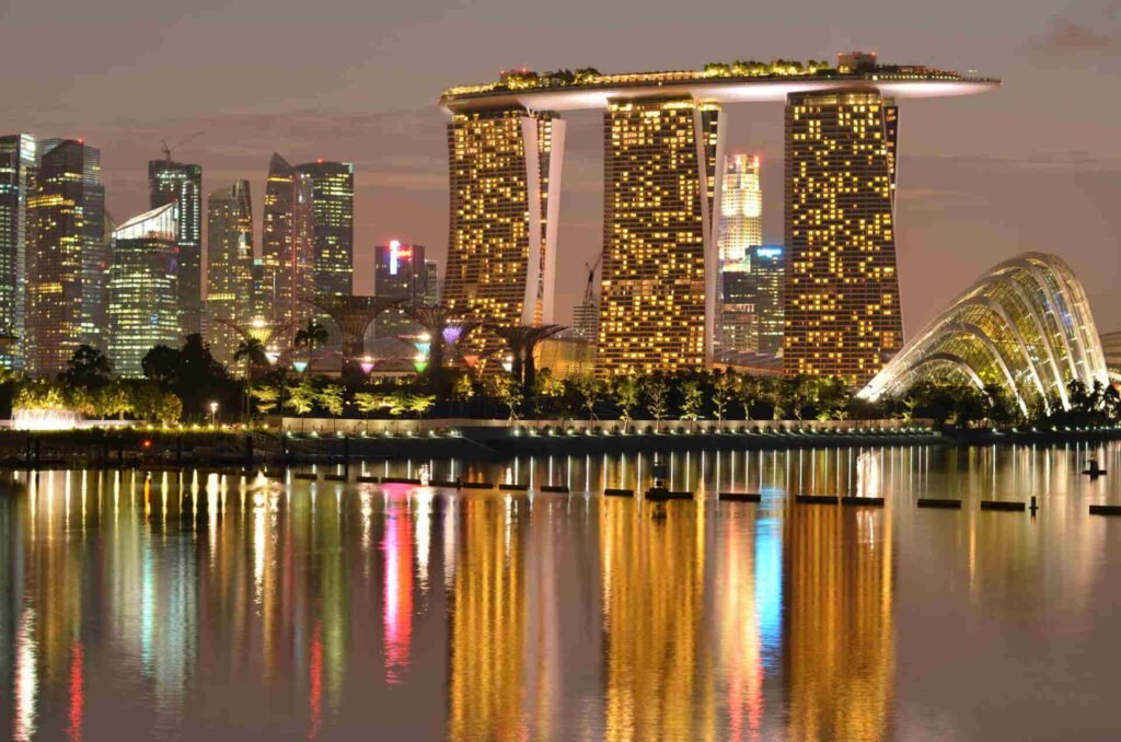 Marina Bay marina bay light show time