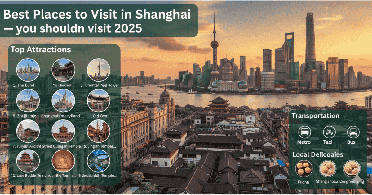 Best Places to Visit in Shanghai, China