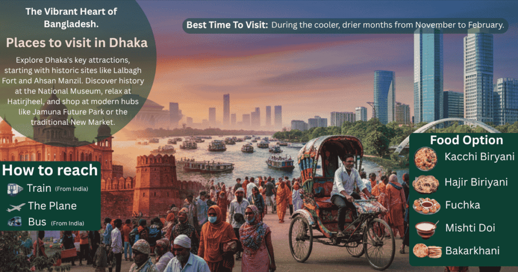 Top places to visit in Dhaka