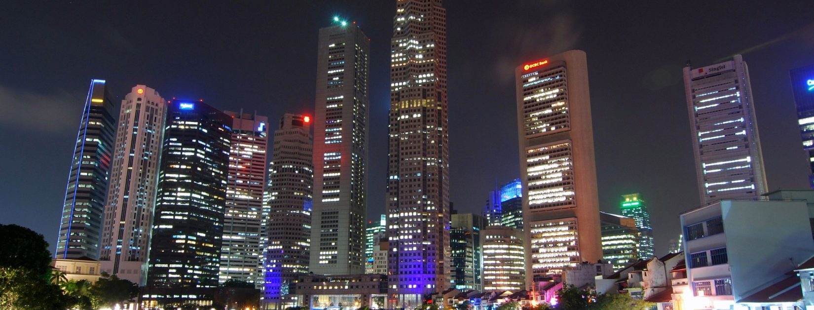 Boat quay night