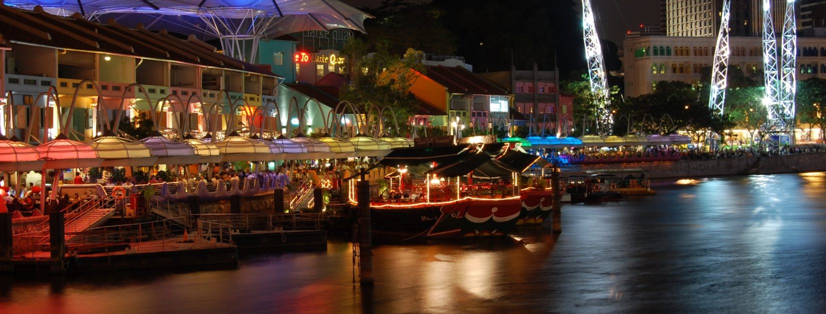 Clarke Quay and Singapore River