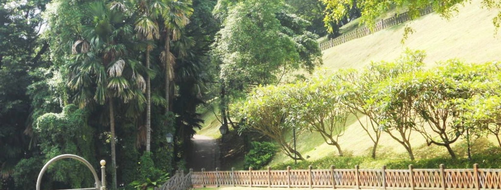 Fort Canning Park sign Singapore