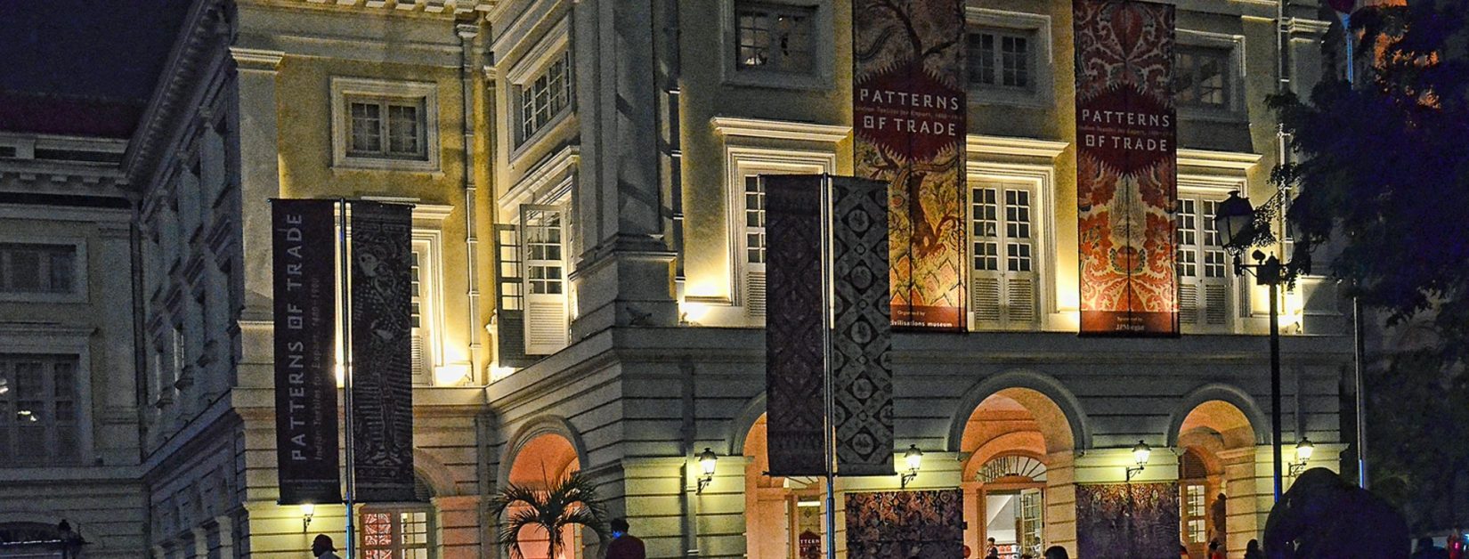 Night view of Asian Civilisations Museum