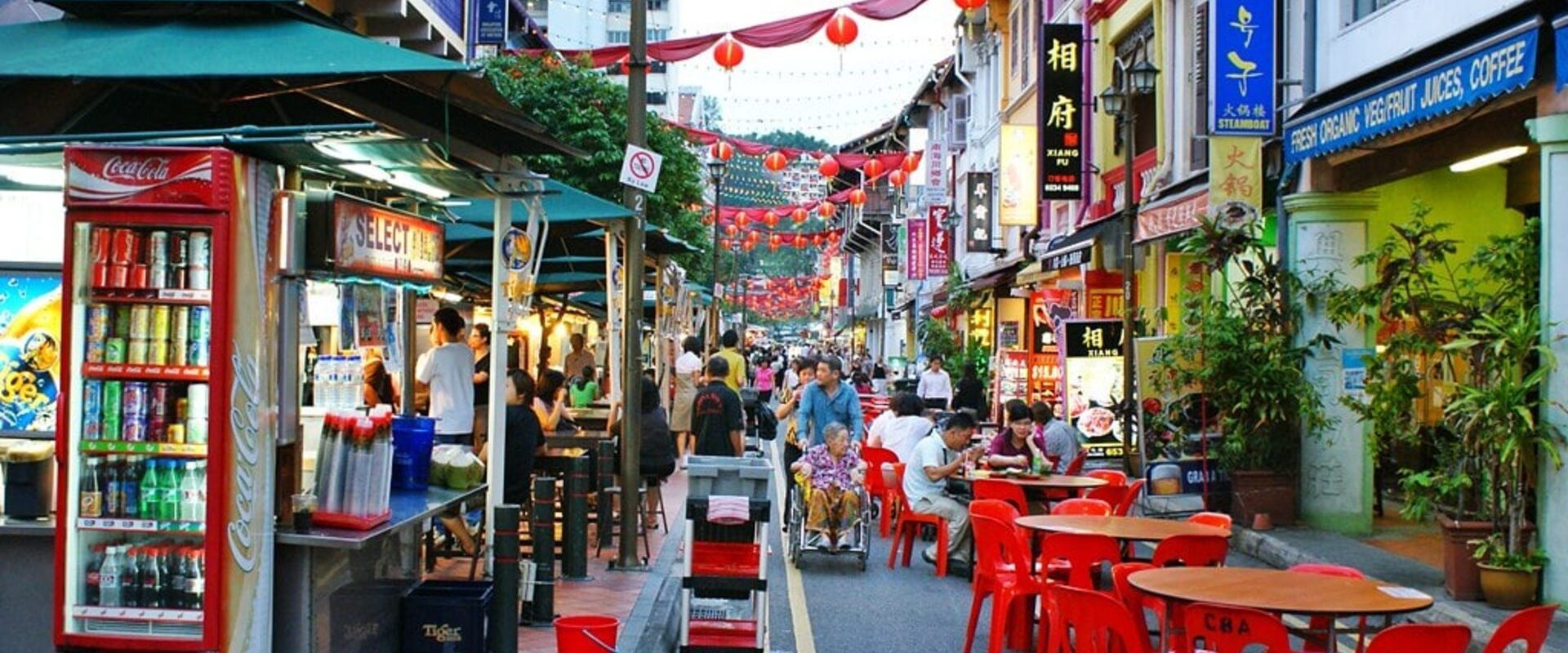 Chinatown street market singapore restaurants